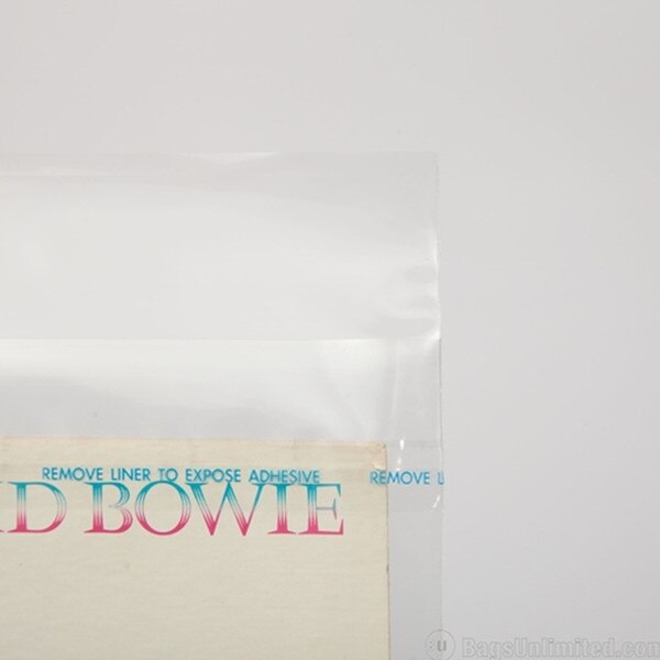 180 Gram clear record jacket sleeve